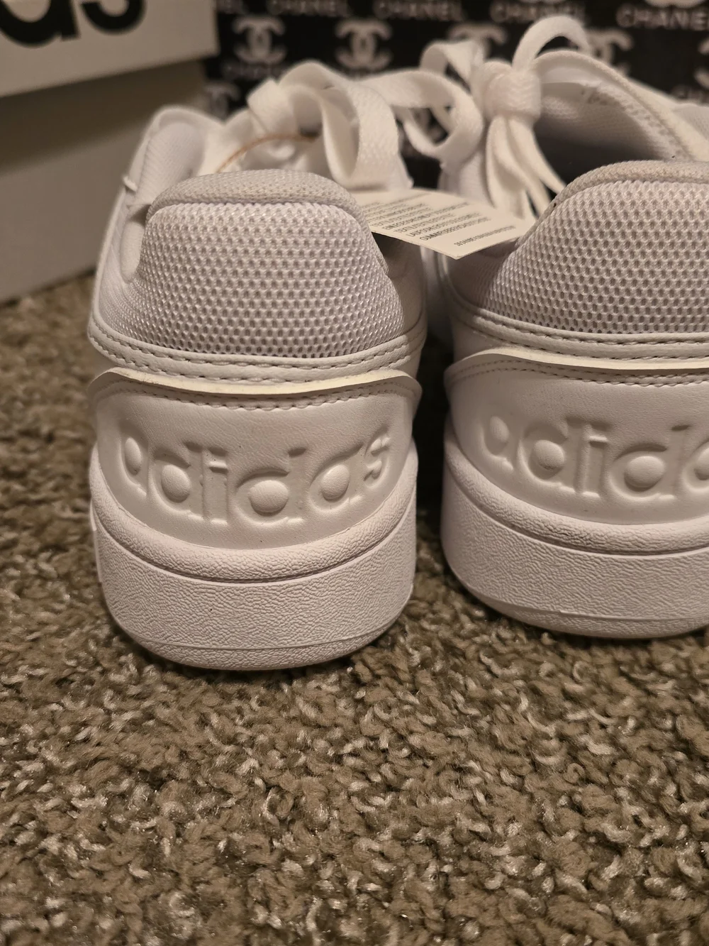 adidas Women's Light Gray Basketball Sneakers